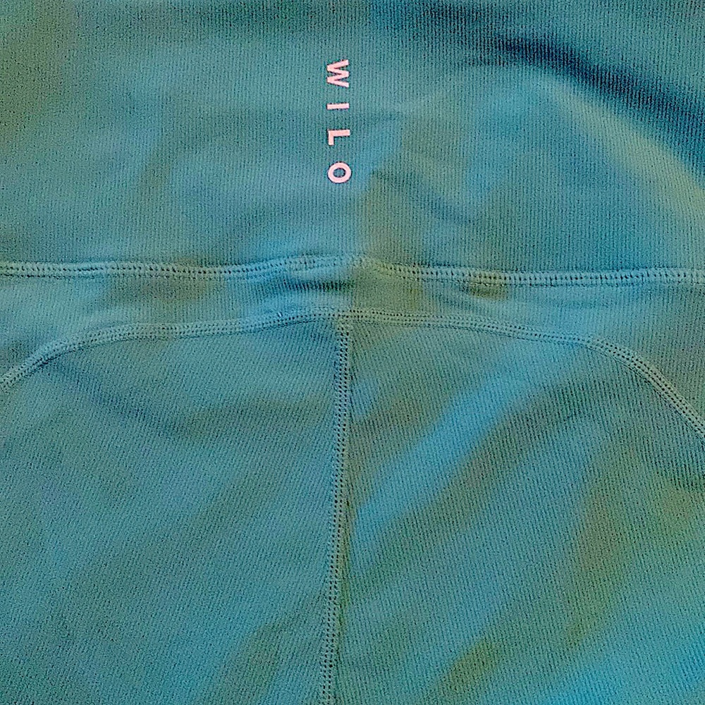 WILO the label sea green ribbed leggings size small - Picture 6 of 6